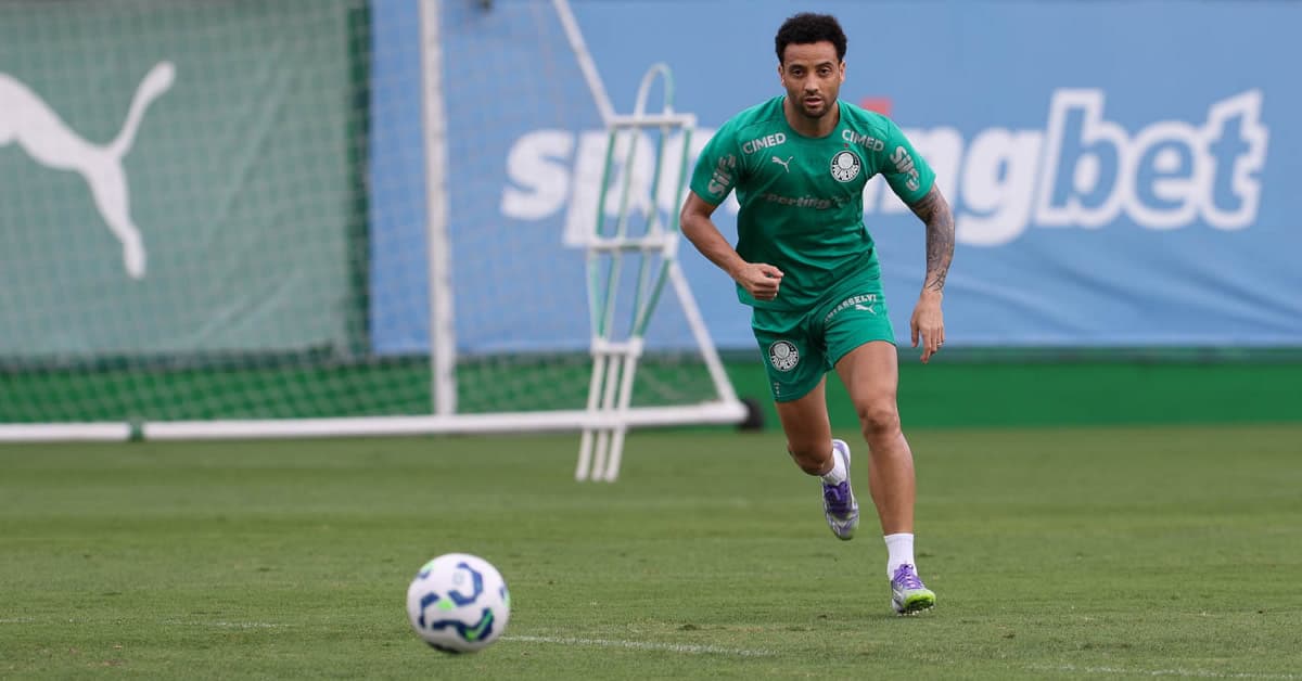 Palmeiras encerra preparação para enfrentar o Grêmio; veja possível escalação