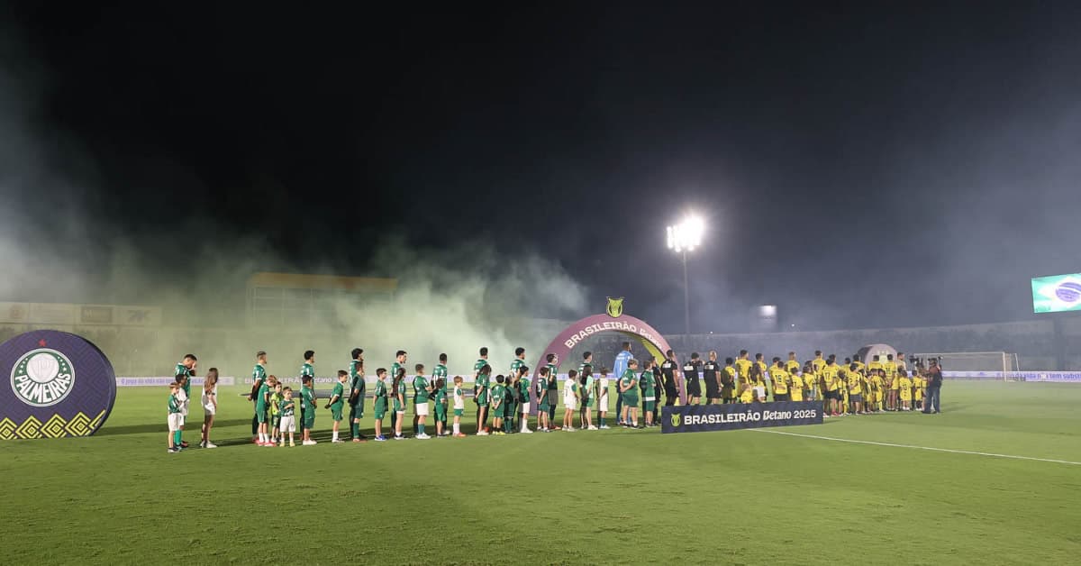 Ficha técnica de Mirassol 2 x 1 Palmeiras