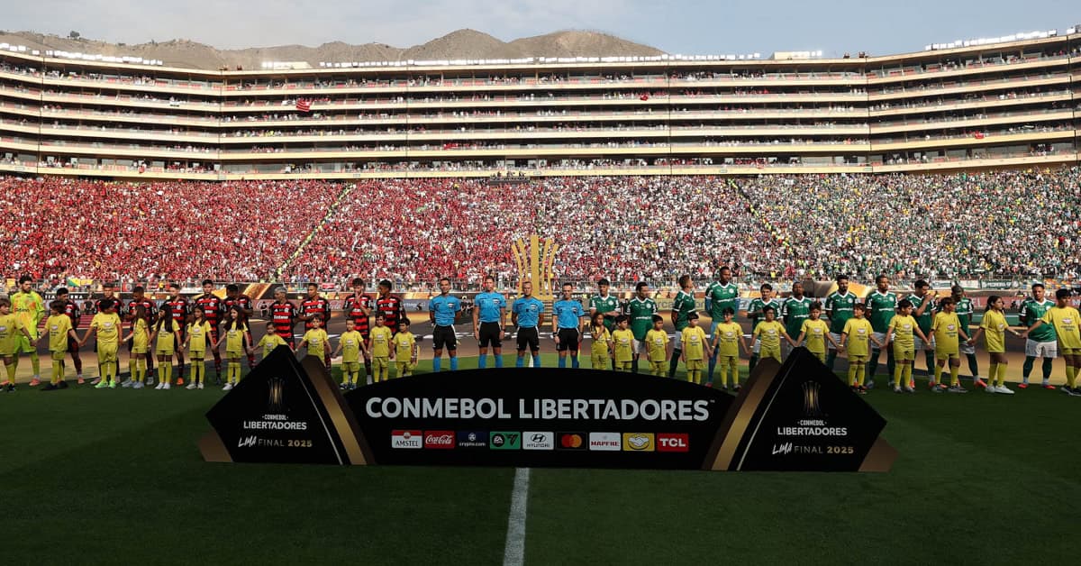 Ficha técnica de Palmeiras 0 x 1 Flamengo/Conmebol