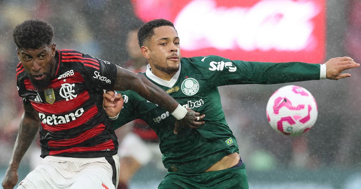 Mais títulos, maior goleada, mais vitórias... Veja números do Palmeiras contra o Flamengo