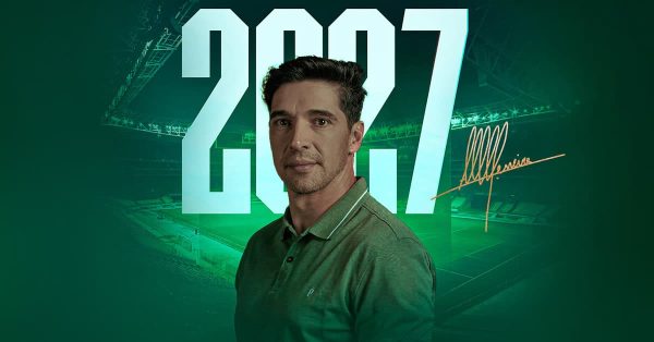 Palmeiras oficializa renovação de Abel Ferreira até 2027