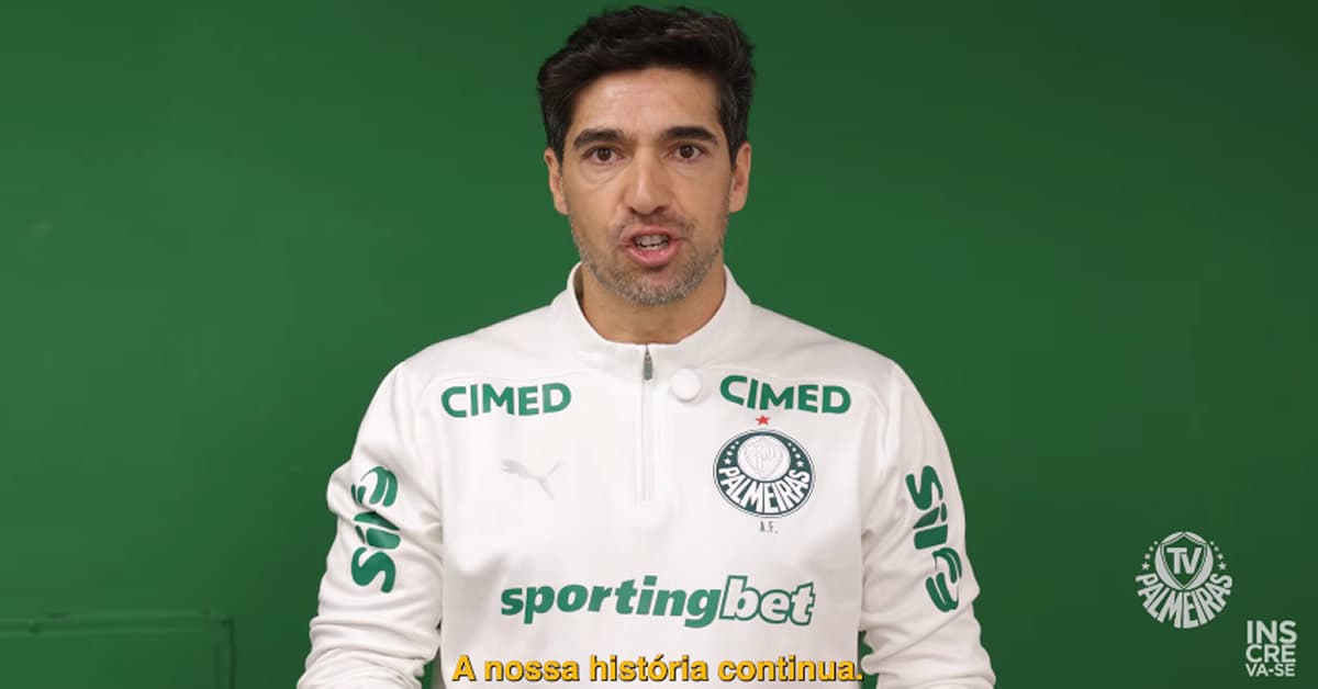 Vídeo: Abel Ferreira comenta renovação com o Palmeiras
