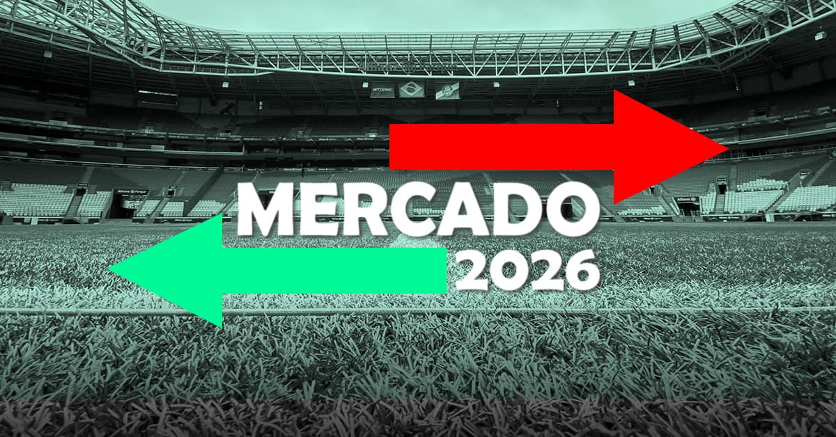 Mercado da bola: chegadas e saídas do Palmeiras para 2026