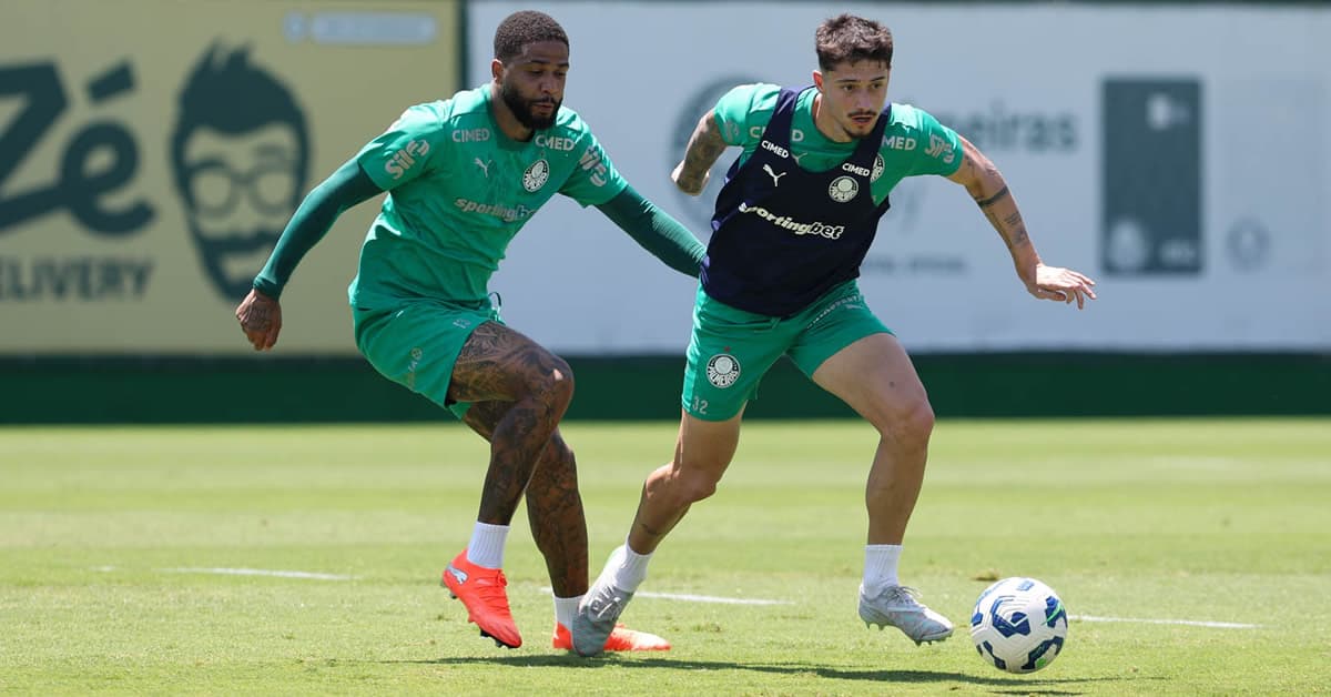 Palmeiras inicia preparação para enfrentar o Atlético-MG; Felipe Anderson tem lesão confirmada