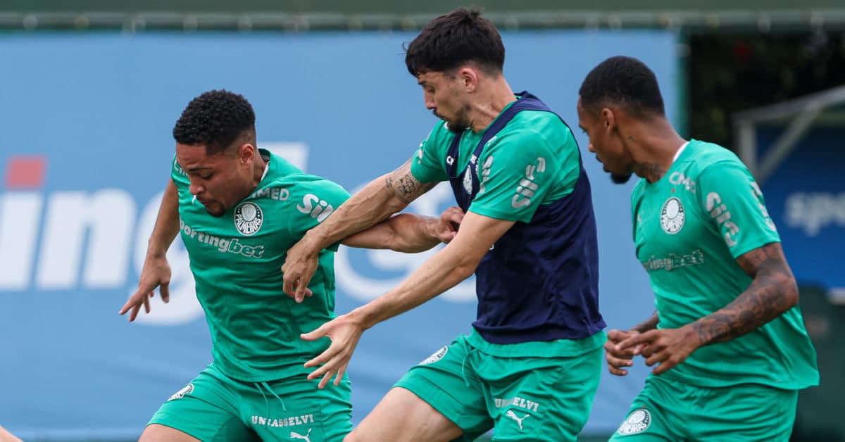 Palmeiras encerra preparação para enfrentar o Atlético-MG; veja provável escalação