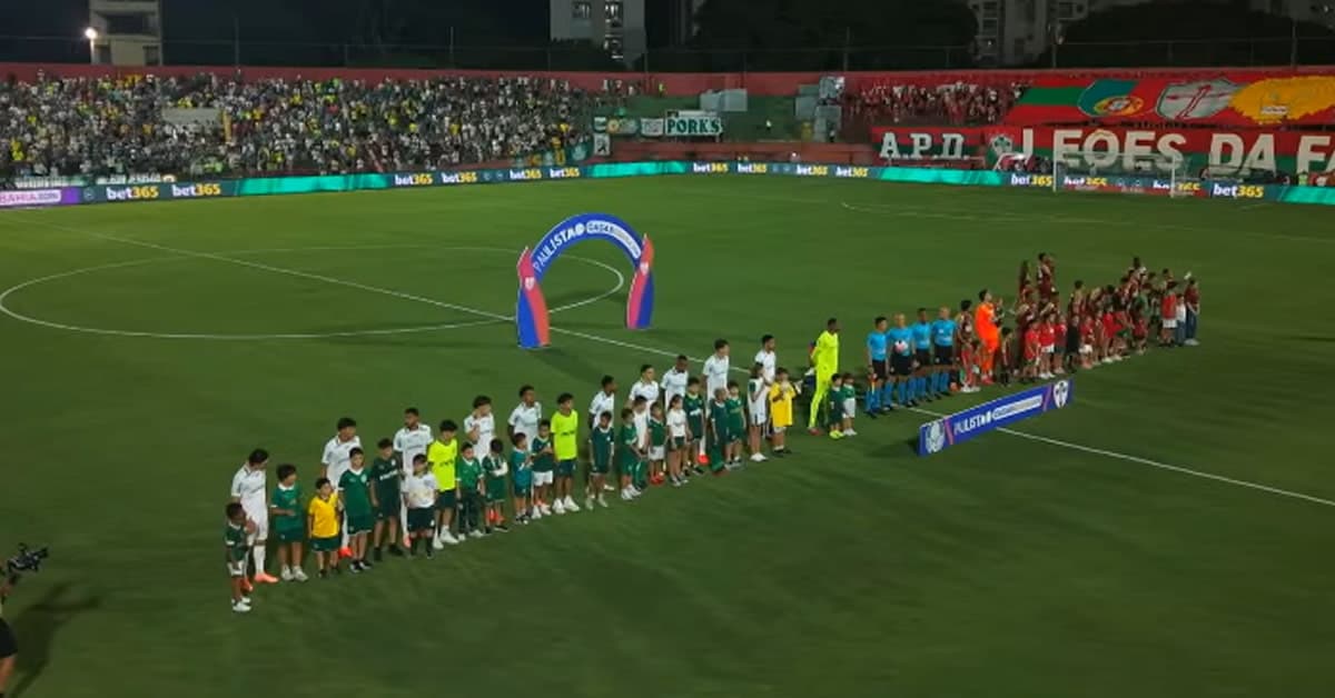 Ficha técnica de Portuguesa 0 x 1 Palmeiras