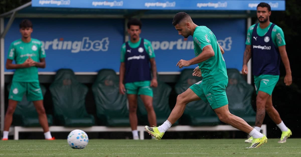 Palmeiras encerra preparação para enfrentar o Internacional; veja provável escalação