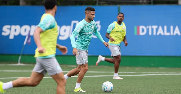 Palmeiras faz treino tático mirando jogo contra o Fluminense; veja possível escalação
