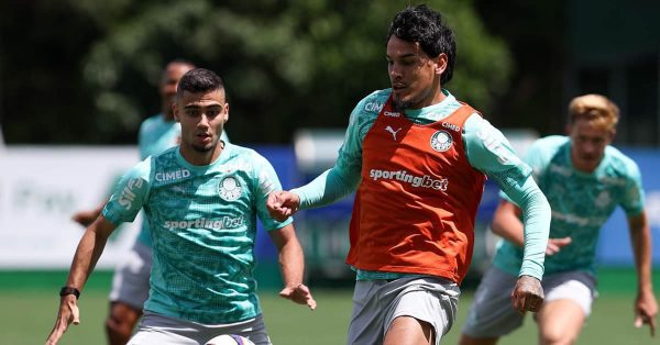 Palmeiras faz penúltimo treino antes de enfrentar o São Paulo; veja provável escalação