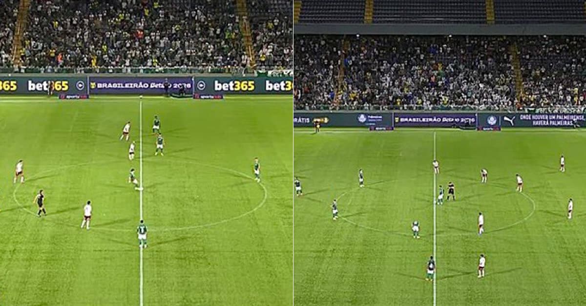 Palmeiras deu saída nos dois tempos contra o Fluminense; jogo pode ser anulado?