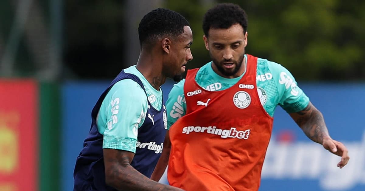 Ainda sem Vitor Roque, Palmeiras segue preparação para enfrentar o Grêmio