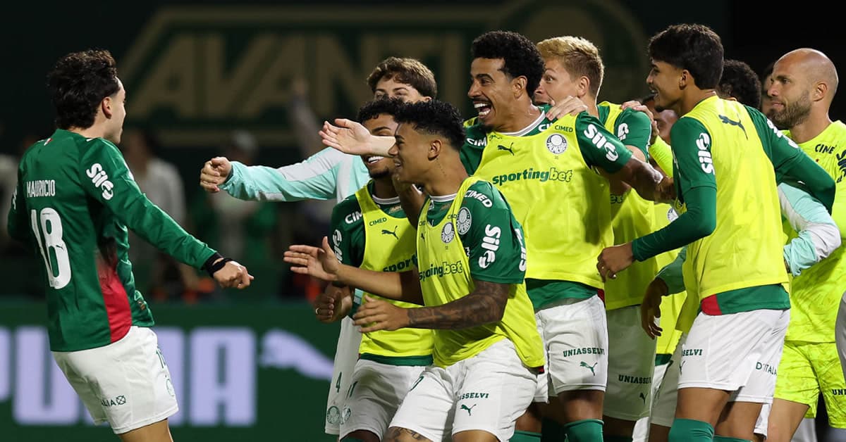 Gramado, pipa, freguesia... Palmeiras tira sarro do São Paulo após classificação