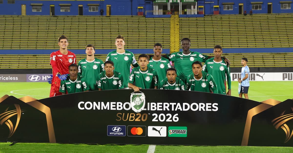 Palmeiras empata com Sporting Cristal e avança à semifinal da Libertadores Sub-20