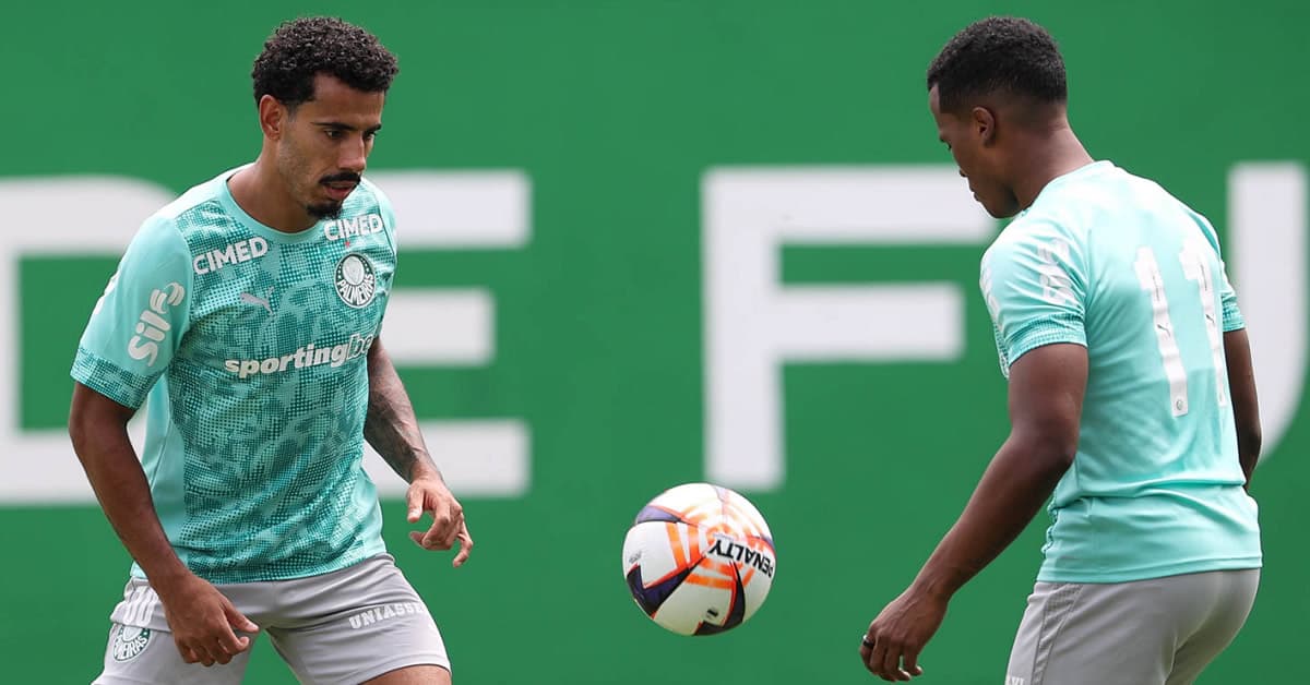 Palmeiras inicia preparação para segundo jogo da final; Vitor Roque não vai a campo
