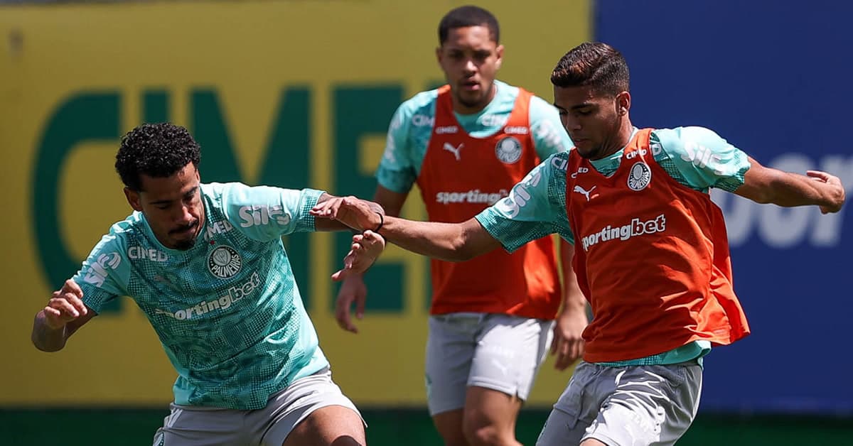 Escalação: Palmeiras faz penúltimo treino antes de enfrentar o Novorizontino