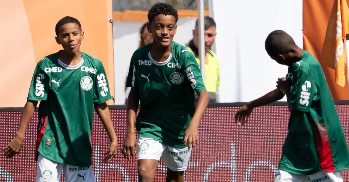 Palmeiras Sub-12 atropela o Boca Juniors por 6 a 0 em torneio na Espanha; veja os gols