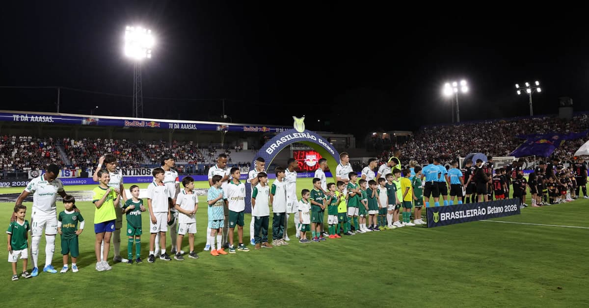 Ficha técnica de Red Bull Bragantino 0 x 1 Palmeiras