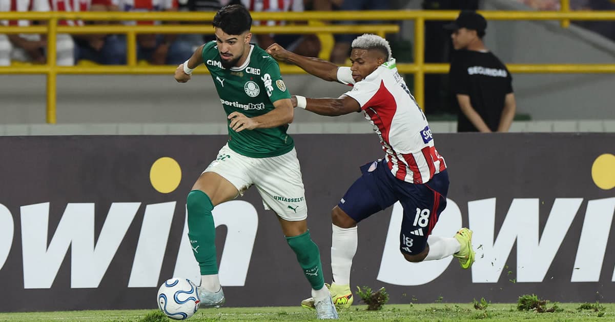 Palmeiras estreia na Libertadores com empate diante do Junior Barranquilla