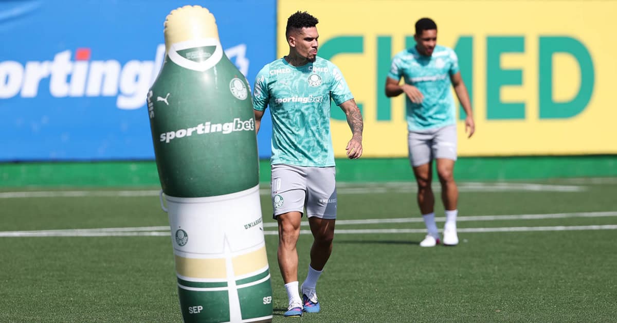 Palmeiras faz treino tático na véspera do jogo contra o Jacuipense: Paulinho tem retorno adiado
