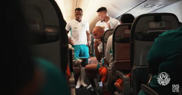 Vídeo: veja como foi a viagem do Palmeiras a Salvador