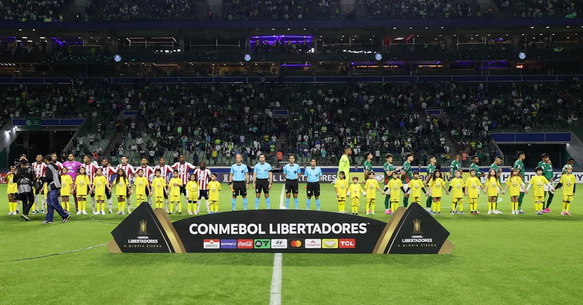 Ficha técnica de Palmeiras 4 x 1 Junior Barranquilla