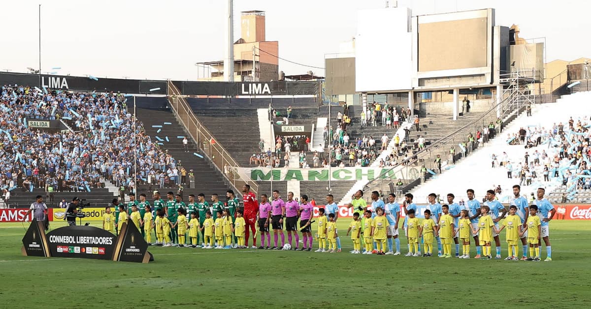 Ficha técnica de Sporting Cristal 0 x 2 Palmeiras