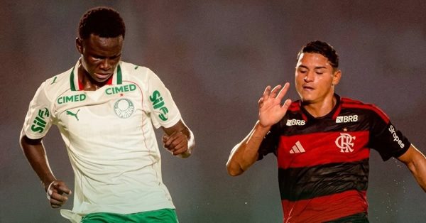 Palmeiras vence o Flamengo no Rio pelo Brasileirão Sub-20; veja os gols