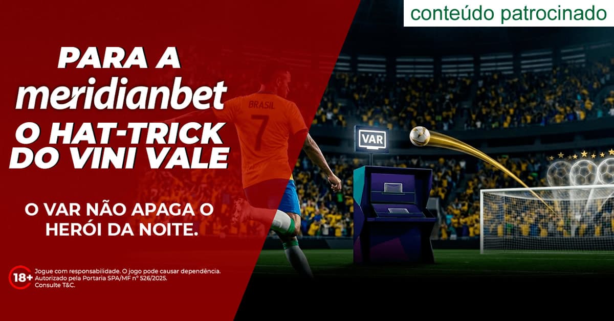 Para a Meridianbet, o hat-trick do Vini vale – o VAR não apaga o herói da noite