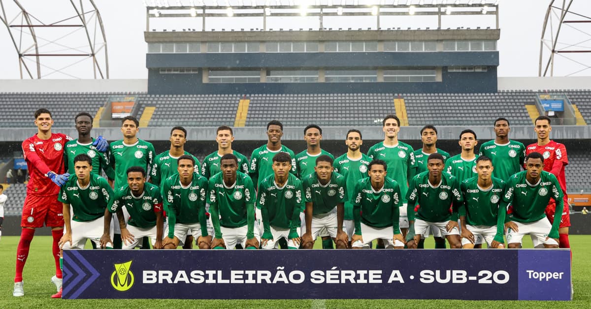 Palmeiras enfrenta o Santos pelo Brasileirão Sub-20; saiba onde assistir
