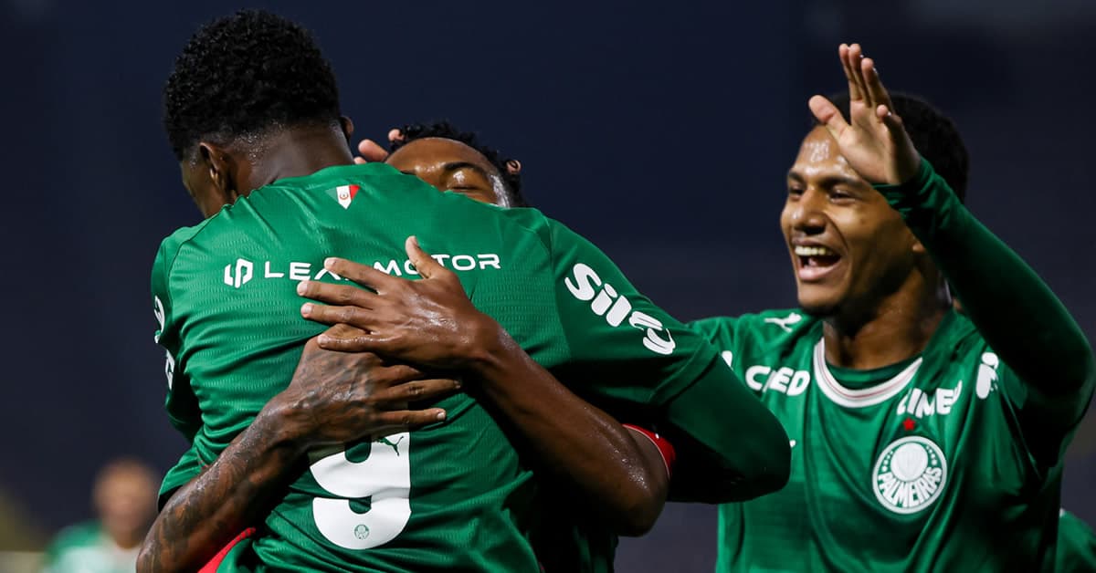 Placar de Copa: Palmeiras atropela o América-MG pelo Brasileirão Sub-20
