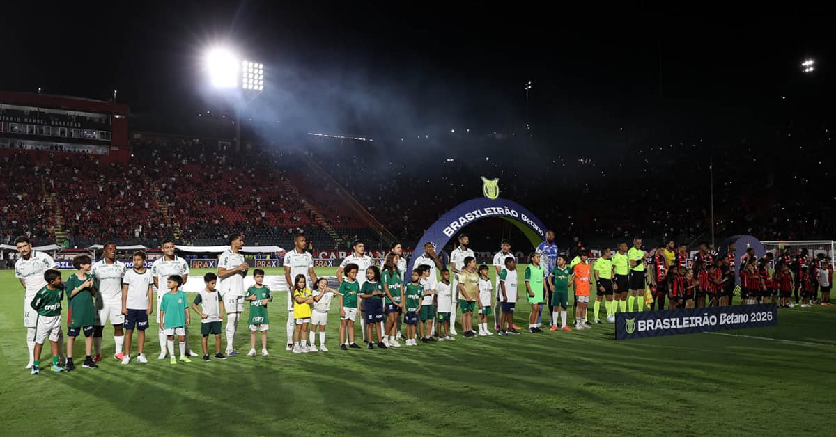 Ficha técnica de Vitória 0 x 4 Palmeiras