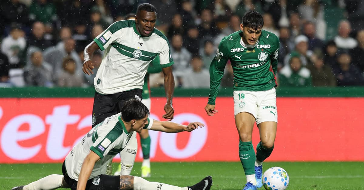 Vídeo: melhores momentos de Coritiba 1 x 3 Palmeiras