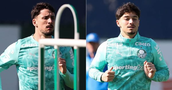 Palmeiras treina com os retornos de Piquerez e Martínez