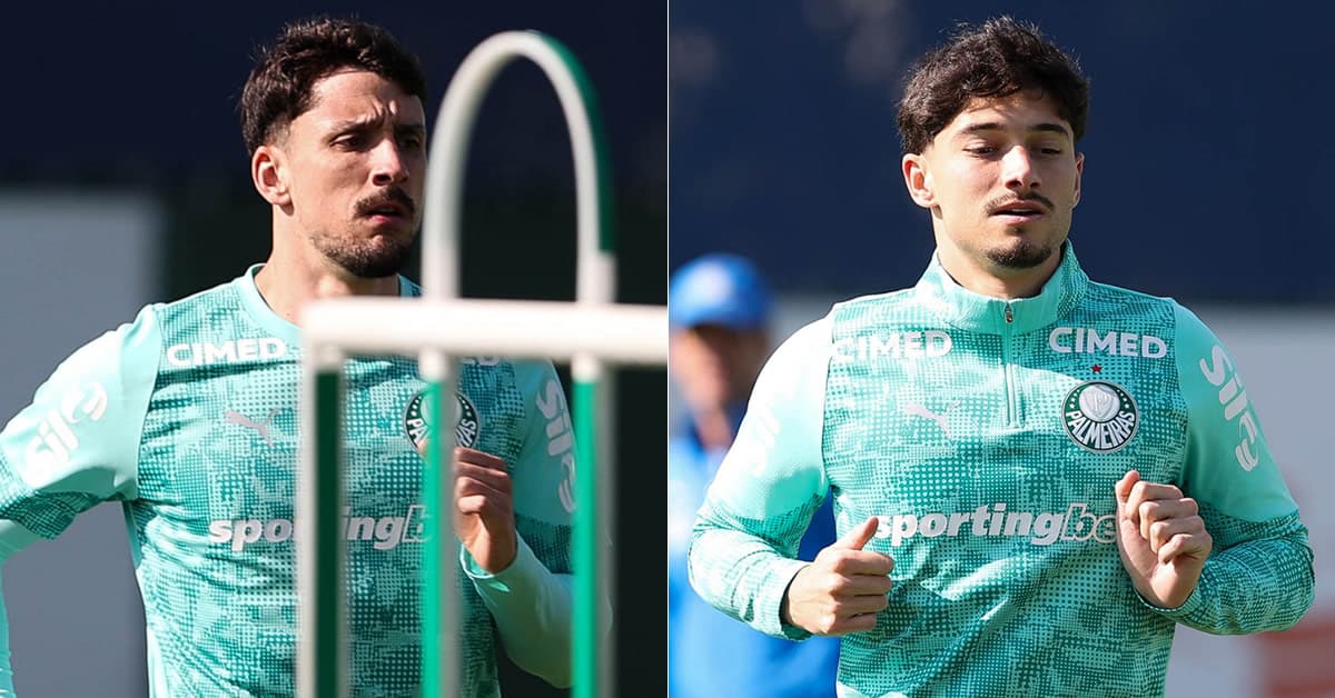 Palmeiras treina com os retornos de Piquerez e Martínez