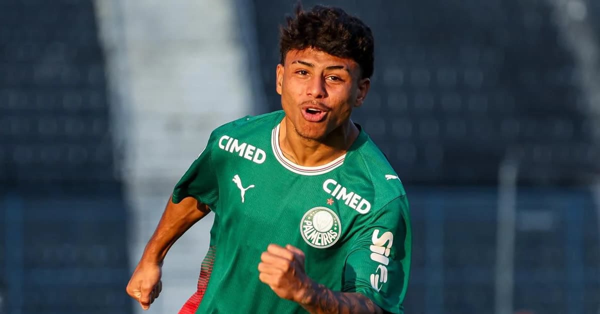 Palmeiras vence o Corinthians no jogo de ida das quartas de final do Brasileirão Sub-20