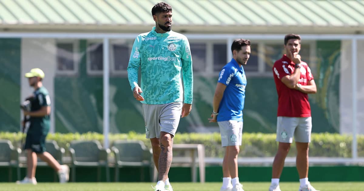Palmeiras inicia preparação para enfrentar o Internacional; zagueiros são dúvidas