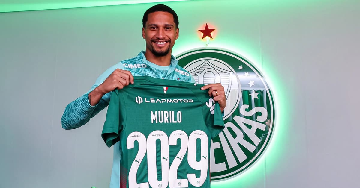 Palmeiras anuncia prorrogação do contrato de Murilo