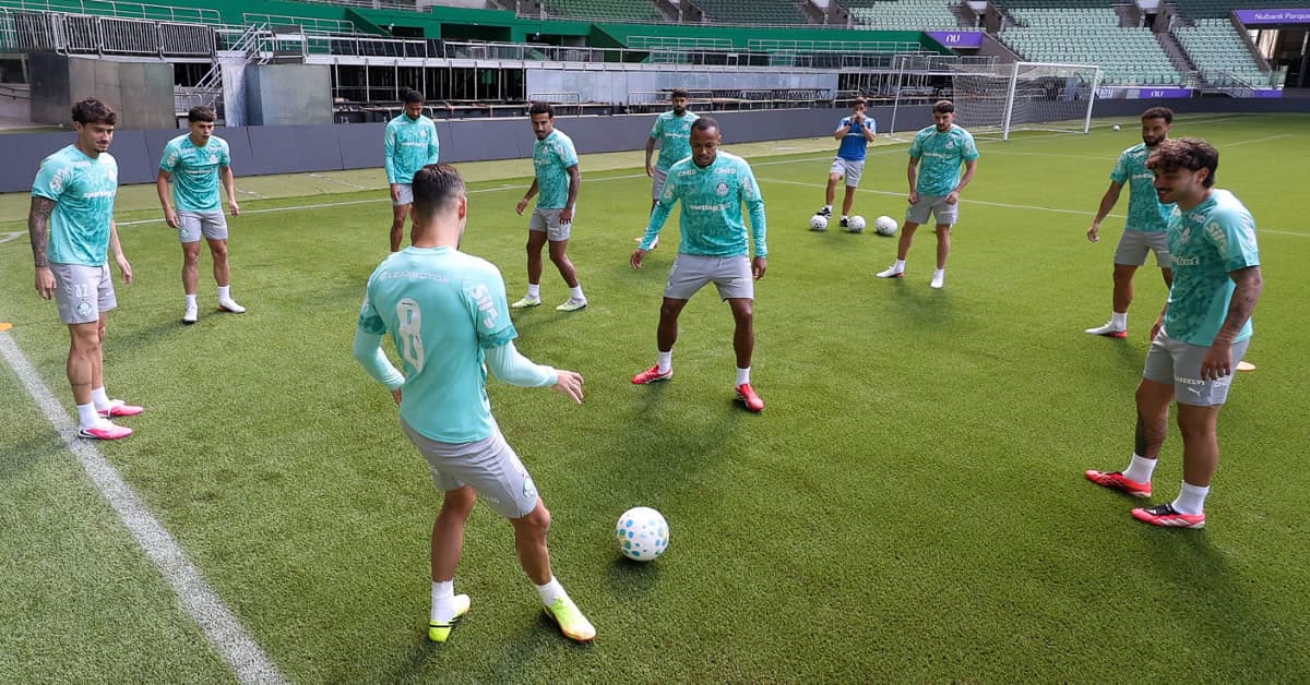 Sem Gómez, Palmeiras encerra preparação para enfrentar o Inter; veja provável escalação