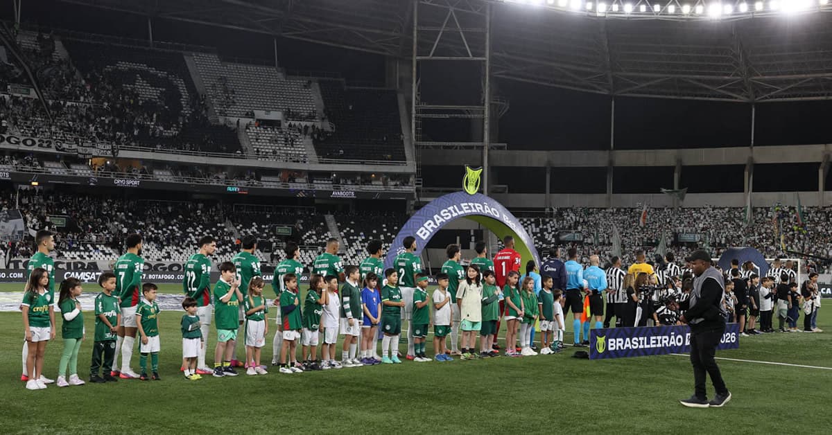 Ficha técnica de Botafogo 0 x 0 Palmeiras