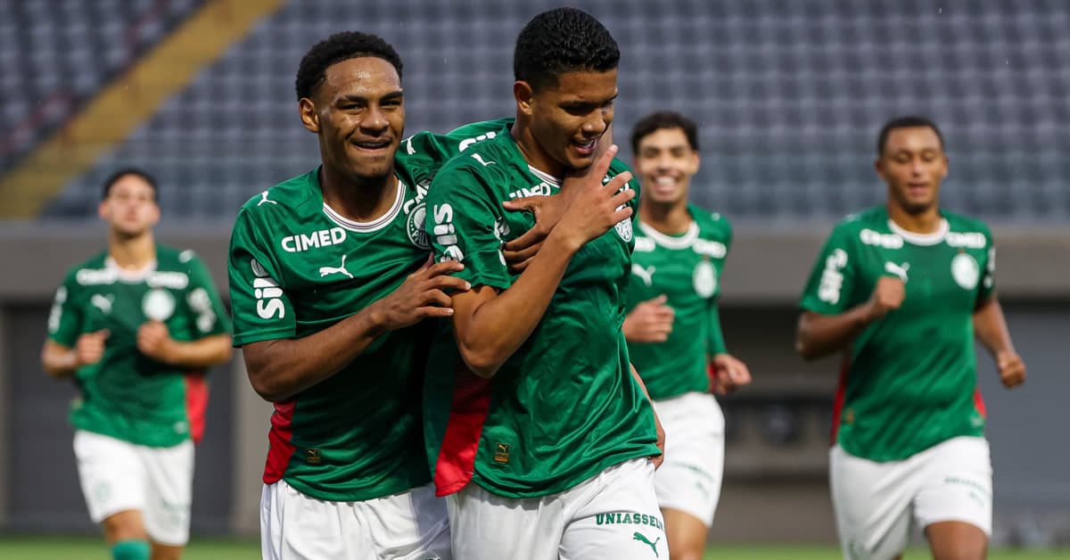 Palmeiras atropela o Vasco e conhece próximo adversário no Brasileirão Sub-17