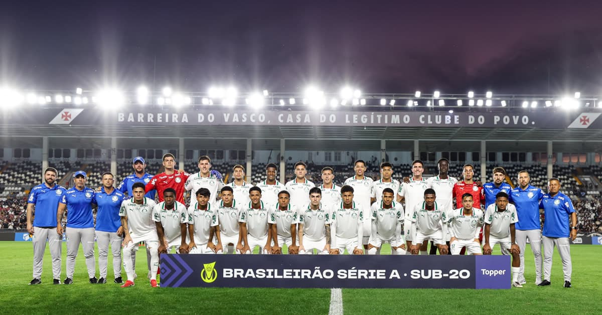 Palmeiras recebe o Vasco valendo o título do Brasileirão Sub-20