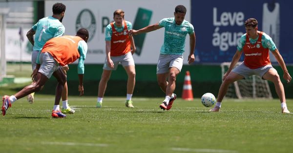 Foco no Bahia: Palmeiras faz treino tático e técnico na Academia