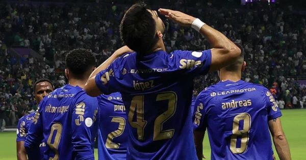 Palmeiras vence o Bahia com gol de López e cola no Flamengo
